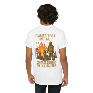 T-Shirt 139 Person 7 Back White